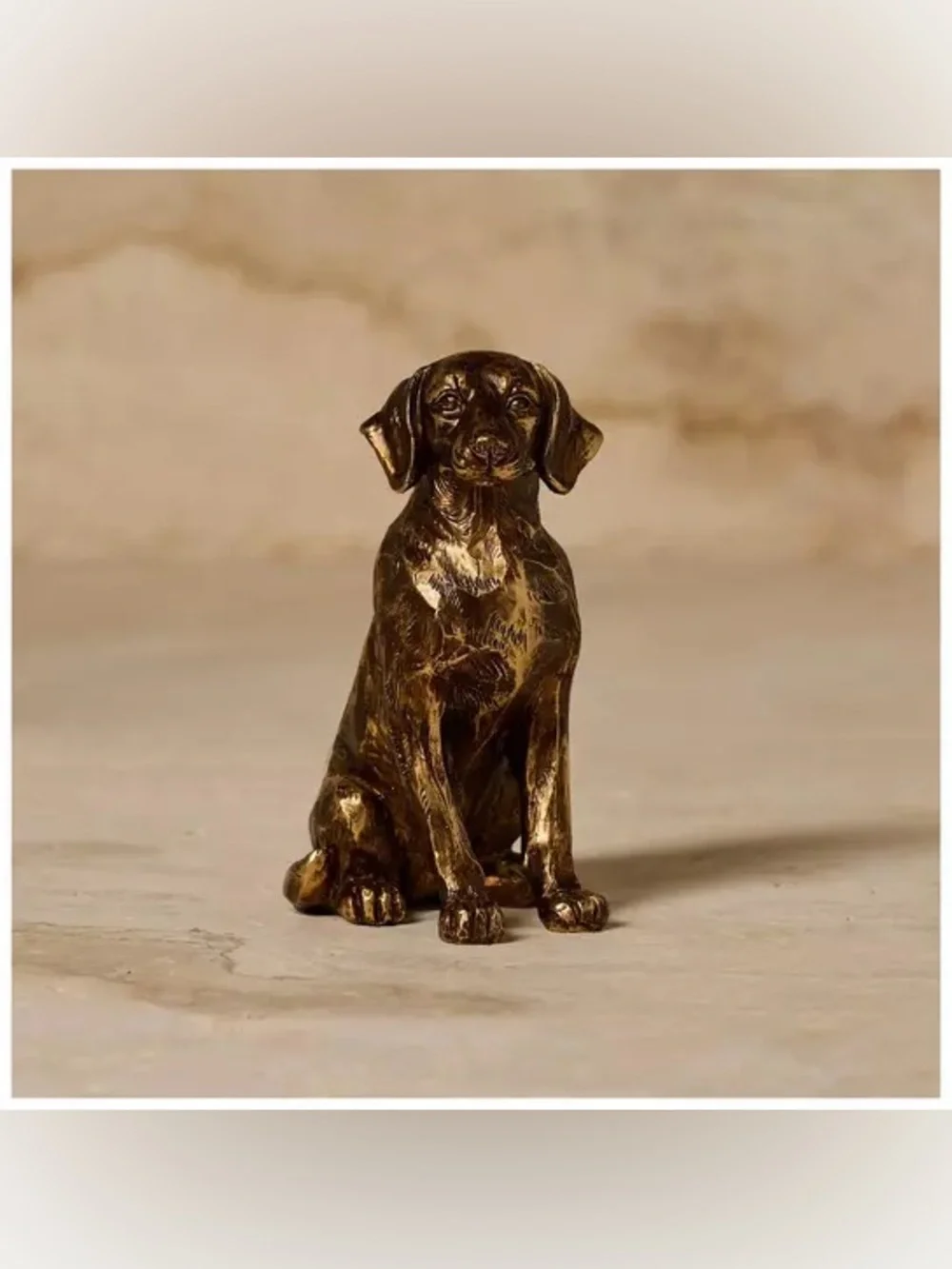 Kinkeeping Gold Labrador Figurine